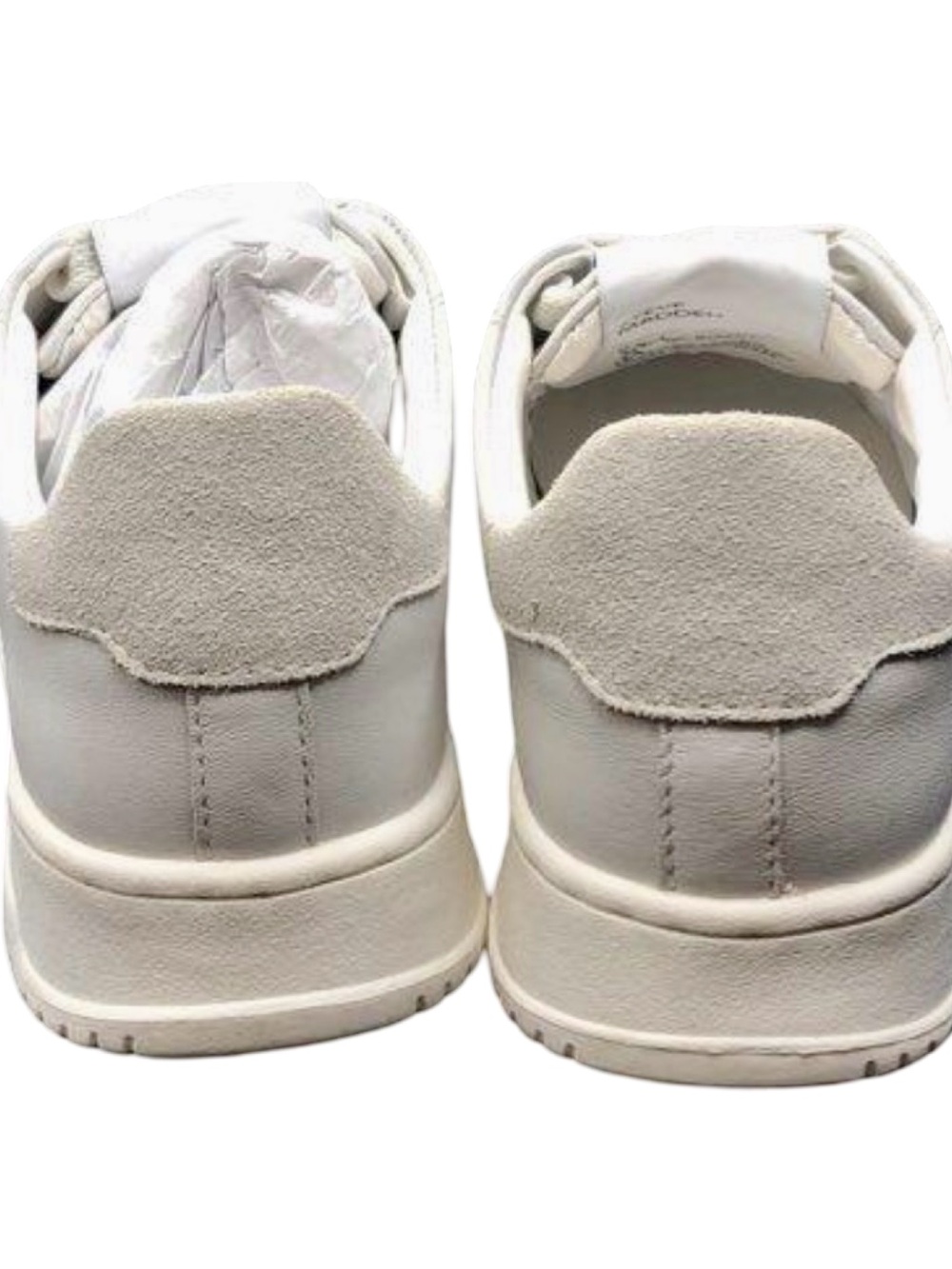 Steve Madden Elsin White Low Top Sneakers Size 6 Minimal Lace Up Casual - Picture 5 of 10